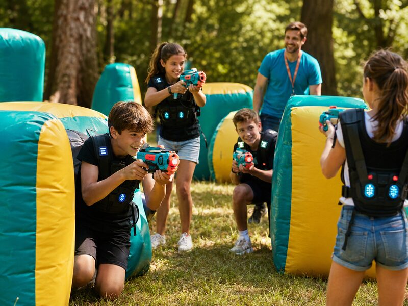 Laser game mobile