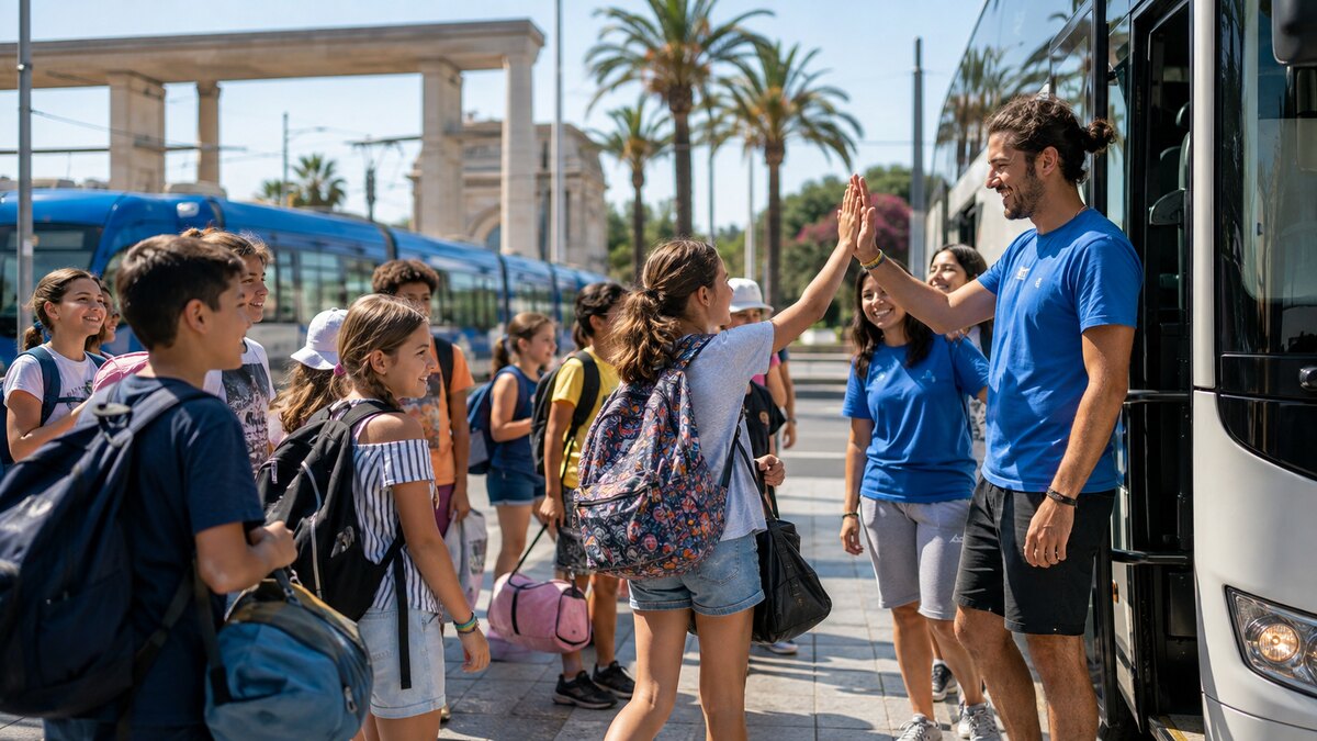 Partir en colonie depuis Montpellier : les options de transport